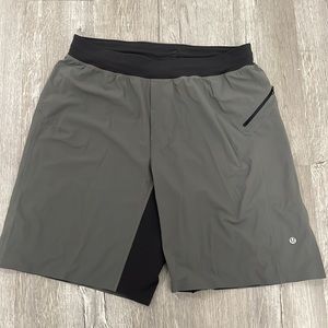 Mens lululemon grey athletic shorts